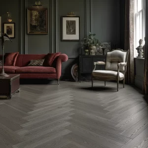 Aquacore Herringbone Nimbus Oak Click SPC Flooring